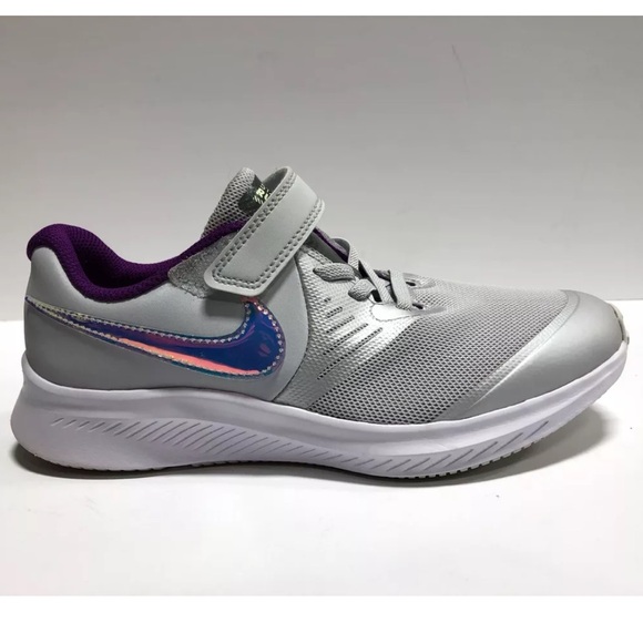 Nike Other - Nike Big Kids’ Star Runner 2 Power Sneakers Silver, Girls’ Size 3 M.